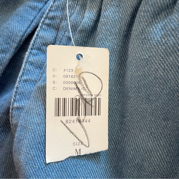 Anthropologie Denim Harem Pants Size M barrel oversized NWT - Picture 15 of 15